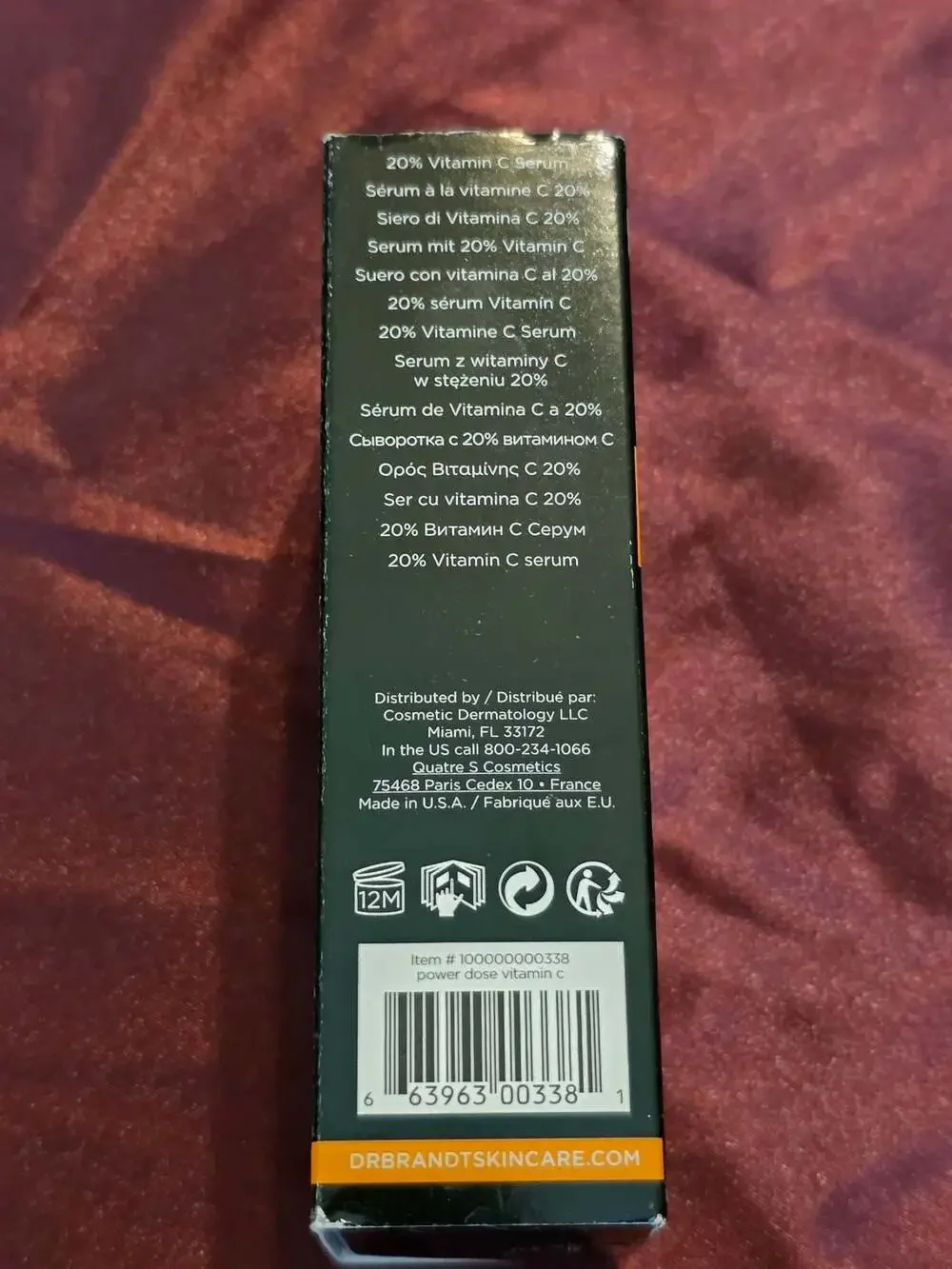 Dr. Brandt Power Dose Vitamin C Age Fighter Vitamin For Skin 20% 0.55 oz